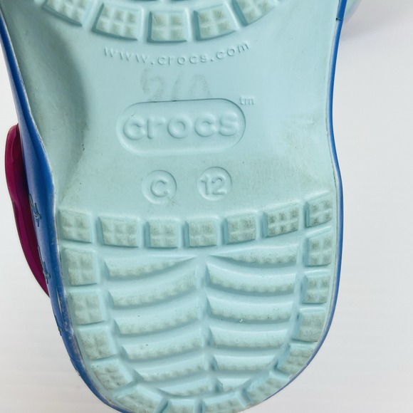 CROCS KIDS Disney Frozen Anna Classic Clog Children's Size 12 - Picture 12 of 12